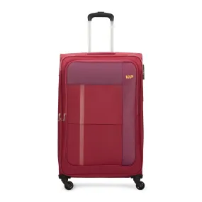 VIP Toronto Plus 69cm 4 Wheel Soft Trolley Red, TORONTOPLUS69RD